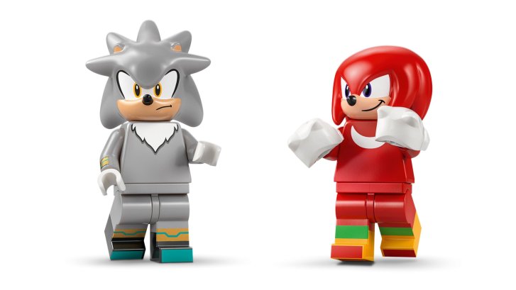 77118 Lego Sonic The Hedgehog – Silver a jeho auto vs. Knuckles a jeho monster truck