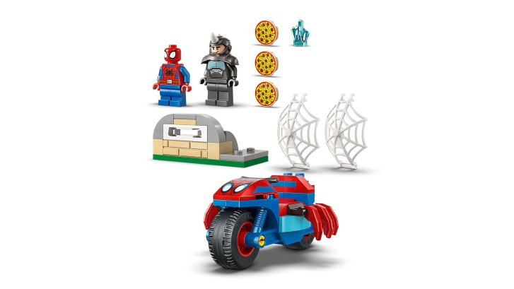 11206 Lego Marvel – Spidey na motorce vs. Rhino