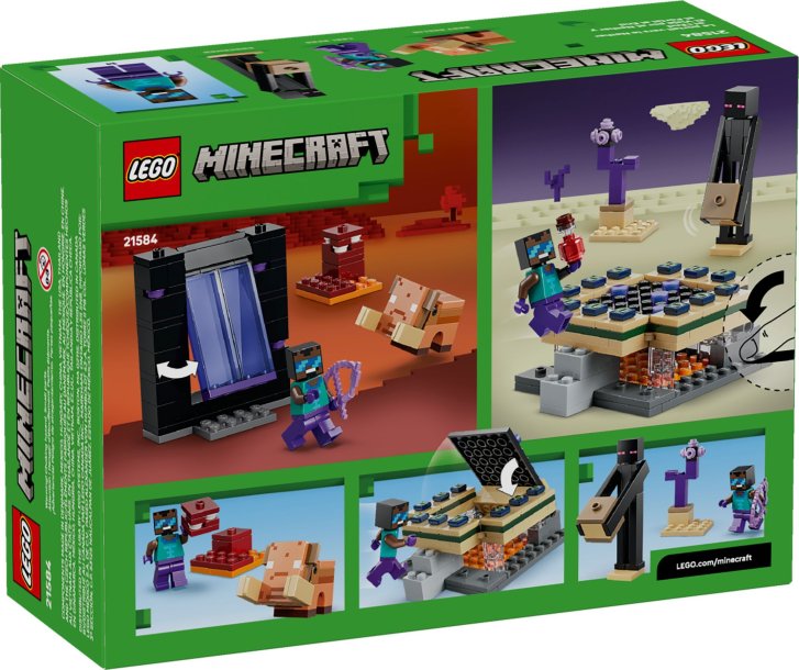 21584 Lego Minecraft – Cesta portálem do Netheru a Endu
