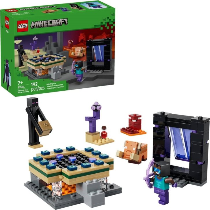 21584 Lego Minecraft – Cesta portálem do Netheru a Endu