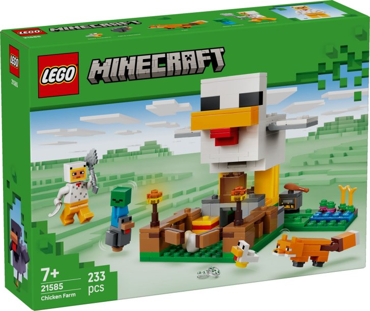 21585 Lego Minecraft – Slepičí farma
