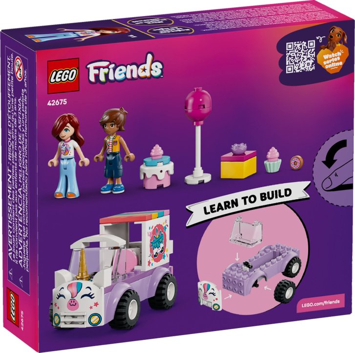 42675 Lego Friends - Jednorožčí donáškové auto s dortem