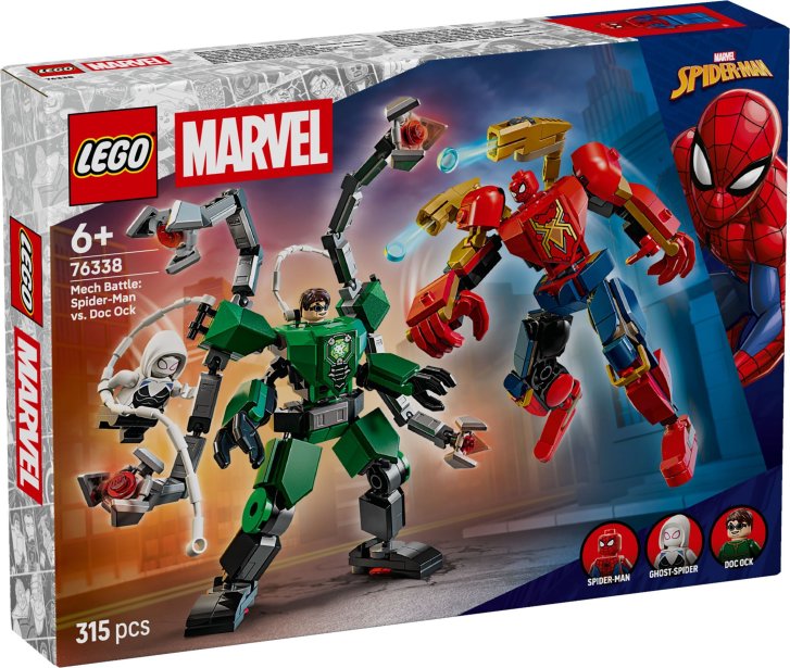 76338 Lego Marvel – Bitva robotů: Spider-Man vs. Doc Ock