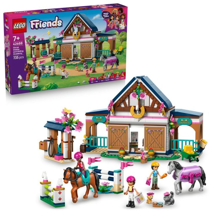 42688 Lego Friends – Koňská stáj a jezdecká akademie