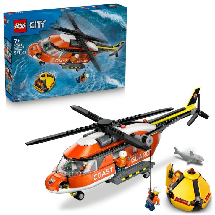 60503 Lego City – Helikoptéra pobřežní hlídky