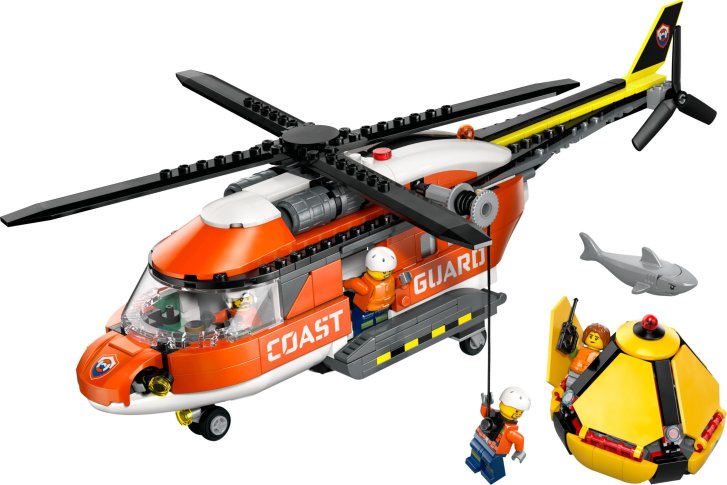 60503 Lego City – Helikoptéra pobřežní hlídky