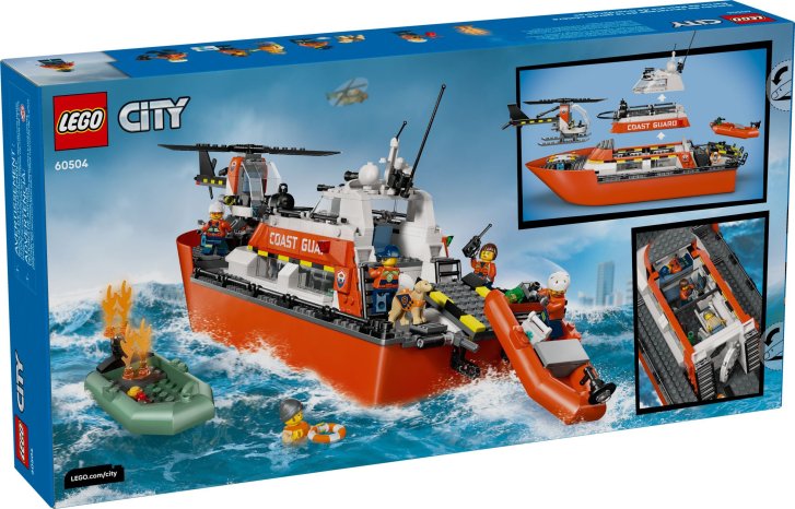 60504 Lego City - Záchranný člun pobřežní hlídky a vrtulník