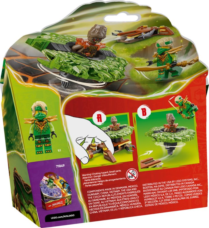 71850 Lego Ninjago - Lloyd vs. spinner pozemské příšery