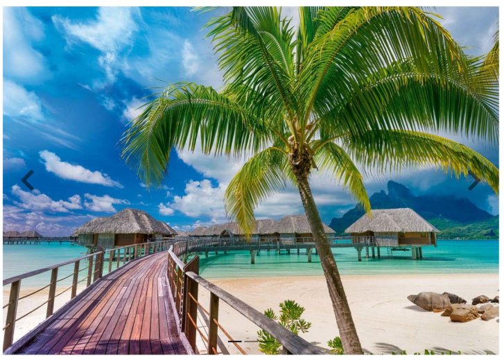 Puzzle 1000 – Rajská pláž, Bora-Bora