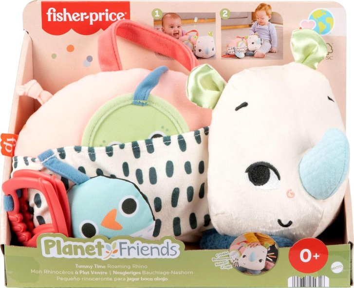 Fisher-Price – Polštář nosorožec