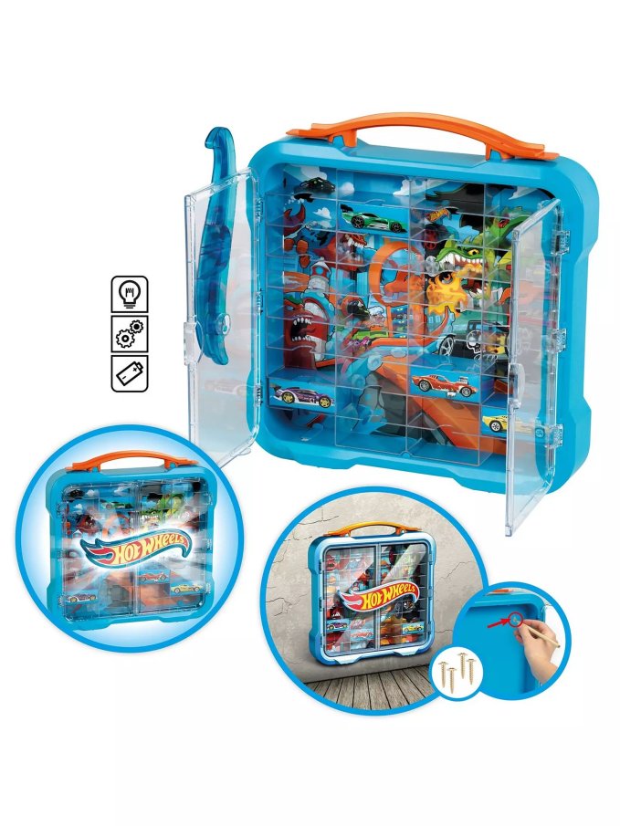Hot Wheels – Sběratelská vitrína s osvětlením