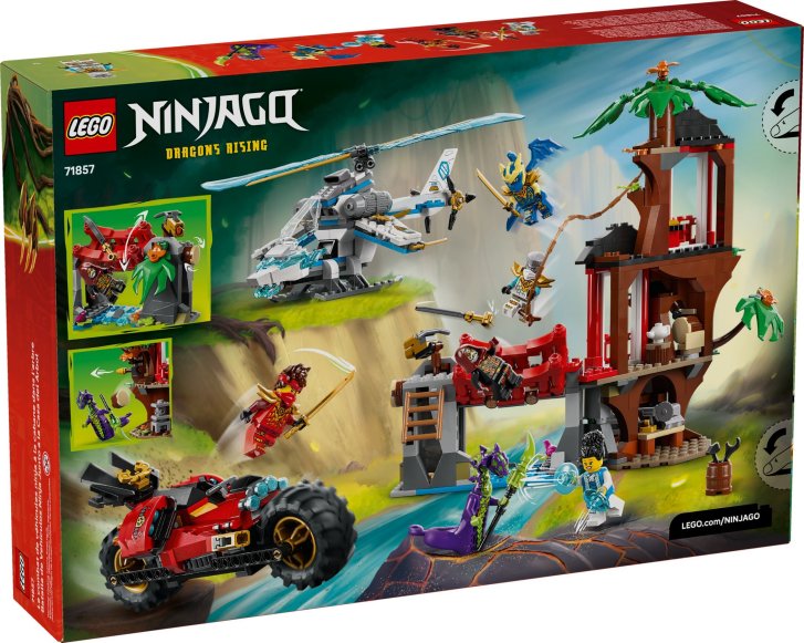 71857 Lego Ninjago – Souboj nindža vozů a domeček na stromě