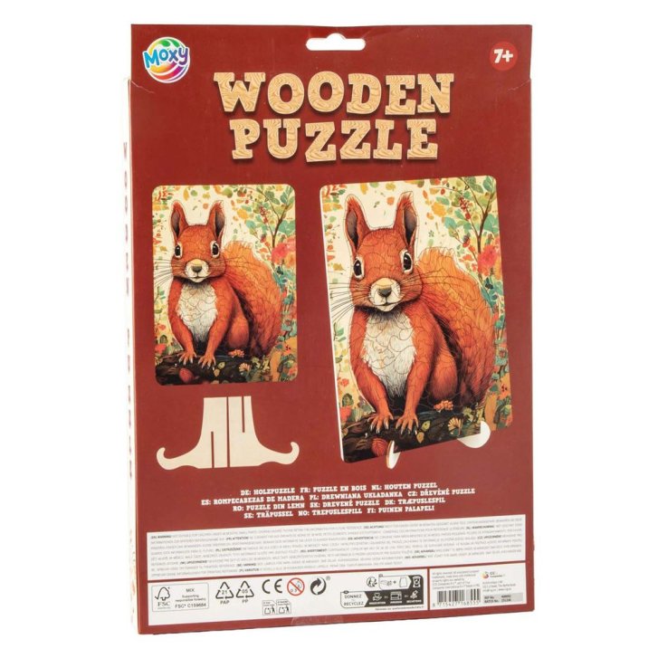 Drevené puzzle – Zvířata