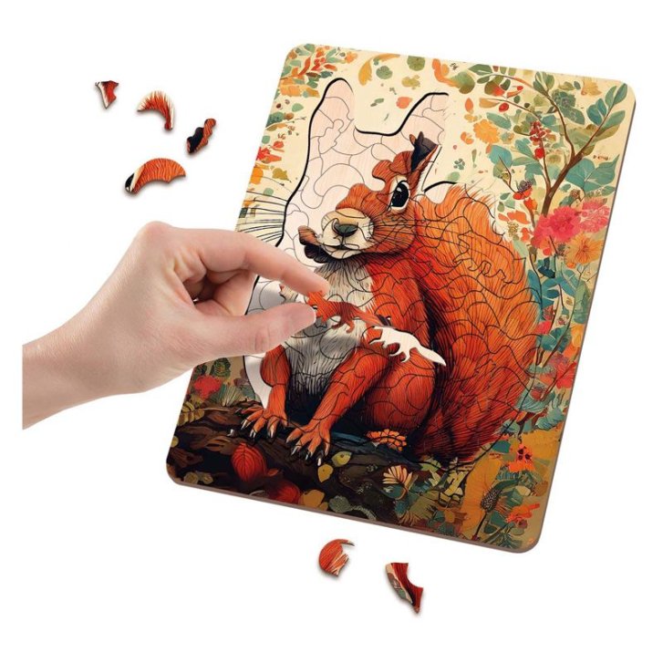 Drevené puzzle – Zvířata