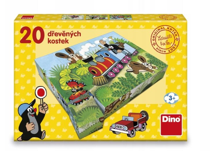 Krteček – Dřevěné kostky