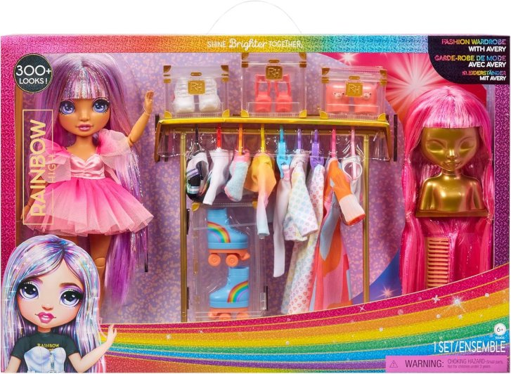 Rainbow High – Módny šatník Avery