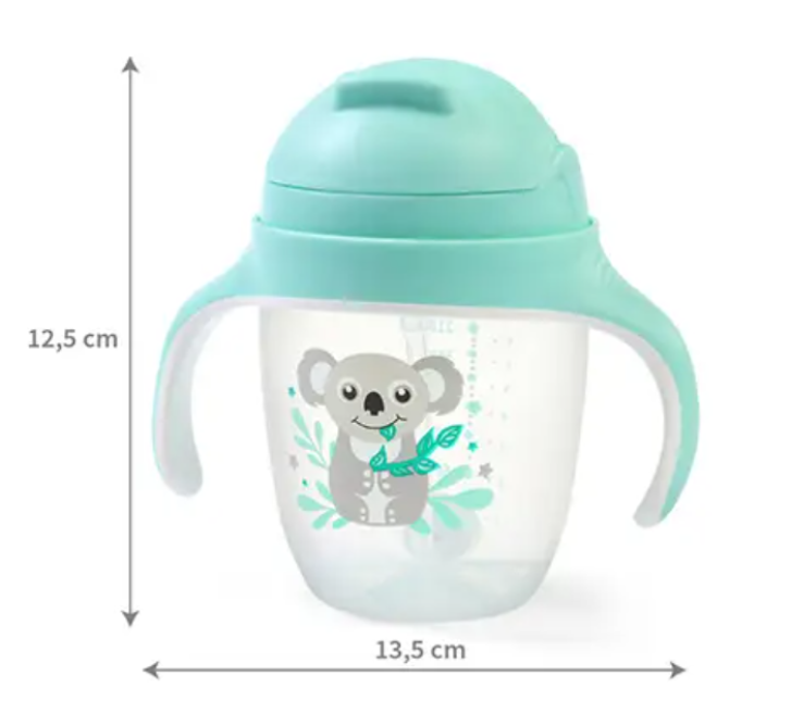 Hrnek s brčkem Koala 240 ml