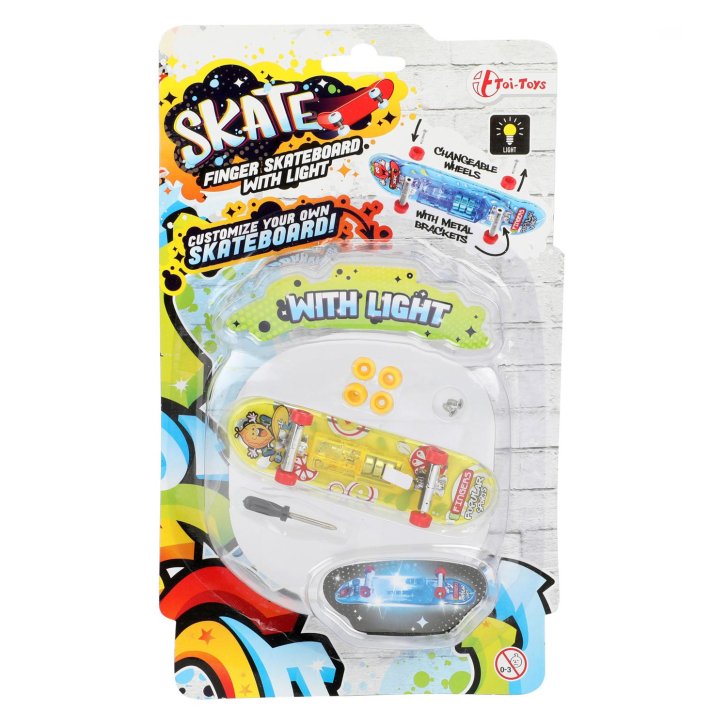 Fingerboard s osvětlením