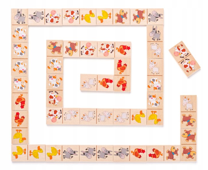 Mini domino - Zvířátka