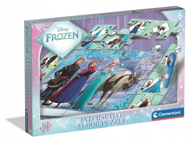 Ledové království - Podlahové puzzle s interaktivním perem