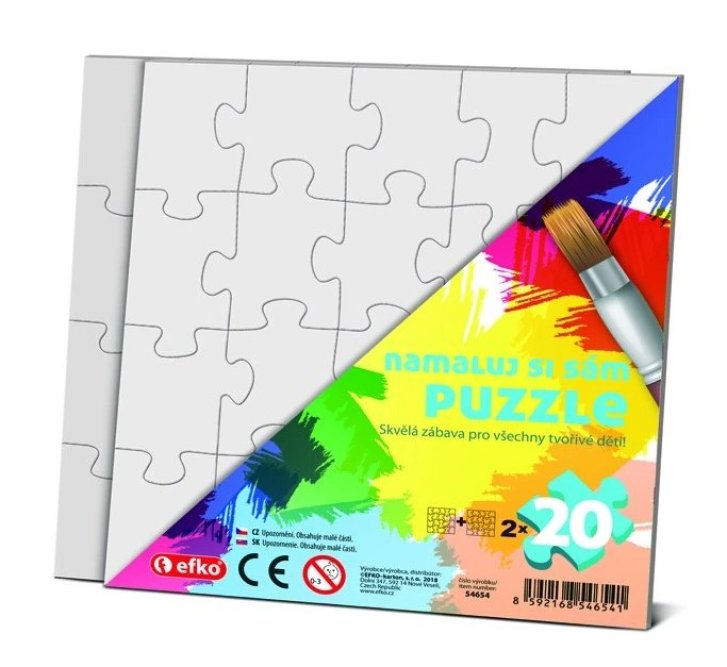 Puzzle - Namaluj si sám- Čtverec
