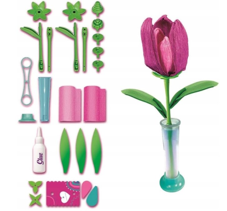 Výroba květin – Tulipán
