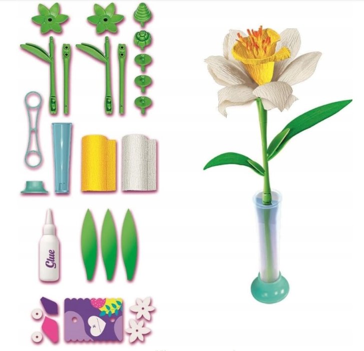 Výroba květin – Narcis