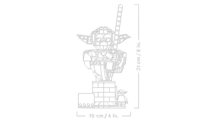 75438 Lego Star Wars - Busta Yodu