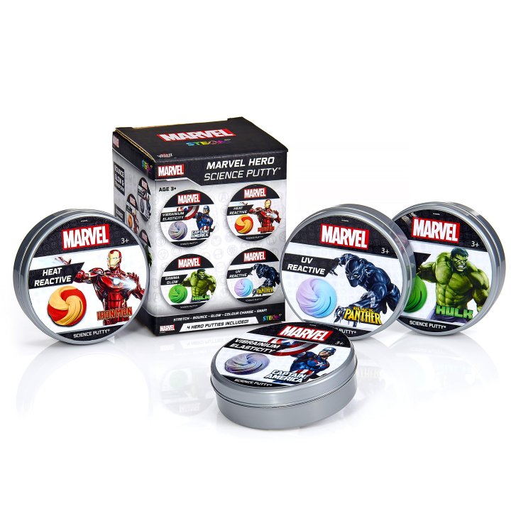 Marvel - Plastelína 4 ks