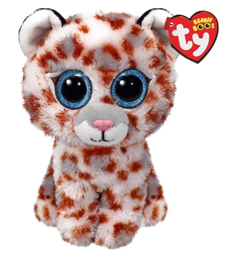 TY Beanie Boos - Plyšový leopard 15 cm