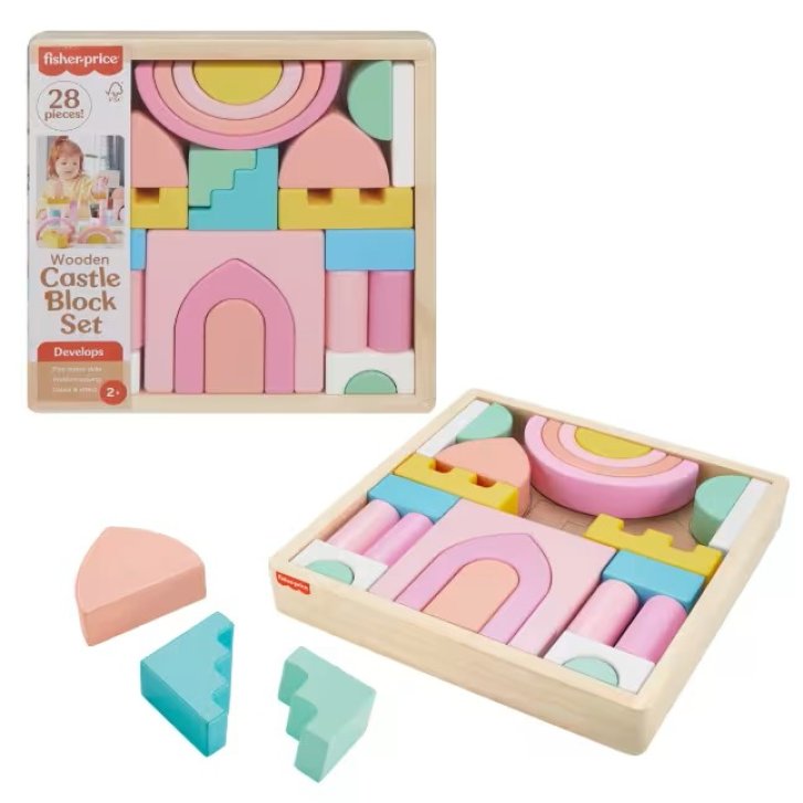 Fisher-Price - Dřevěné kostky