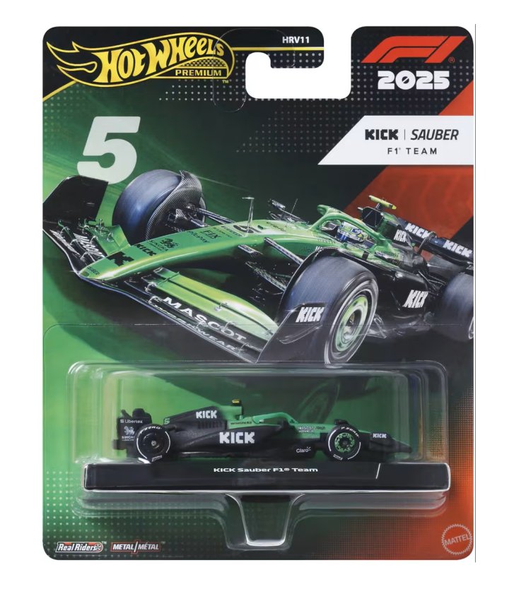 Hot Wheels Premium - KICK Sauber F1 Team