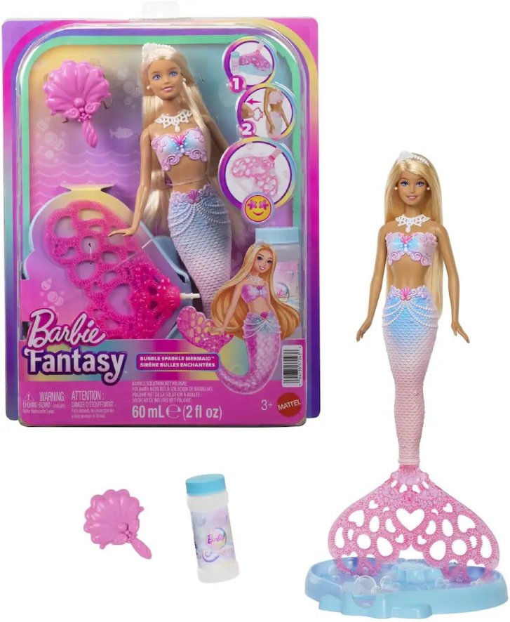 Barbie – Mořská víla s bublifukem