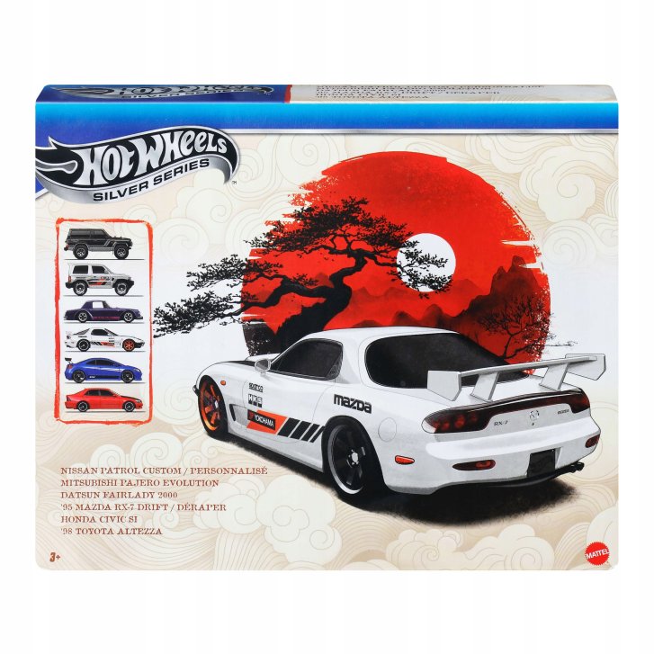 Hot Wheels - Súprava Silver Series Streets of Japan