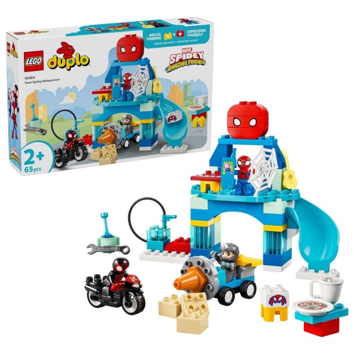 10464 Lego Duplo - Spideyho tým a pavoučí základna