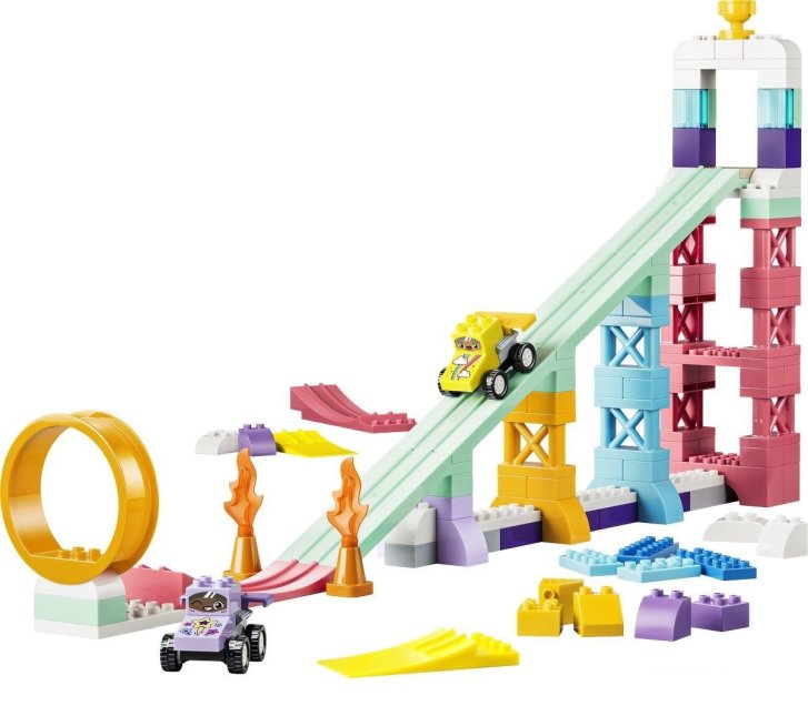 10478 Lego Duplo - Kreativní rampy s autíčky 3 v 1