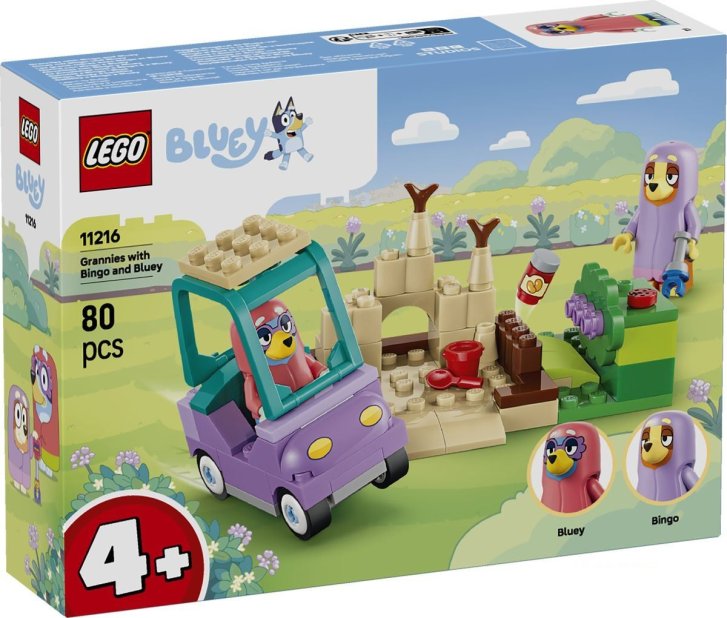 11216 Lego Bluey - Bingo, Bluey a babičky