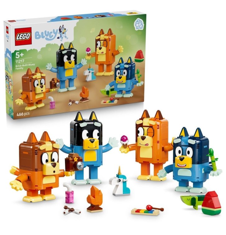 11217 Lego Bluey - Bluey a její rodinka z kostek