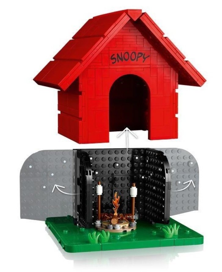 21368 Lego Ideas – Peanuts: Snoopyho bouda