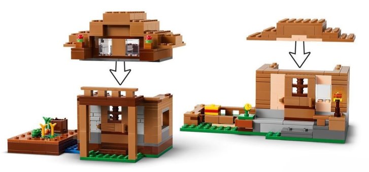 21596 Lego Minecraft – Útok Mága na vesnici