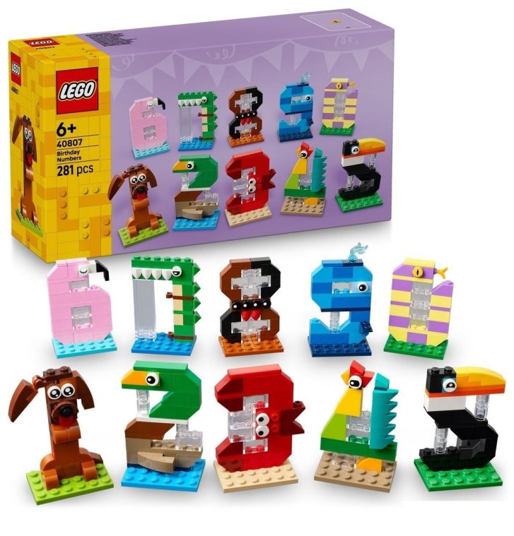 40807 Lego - Narozeninová čísla