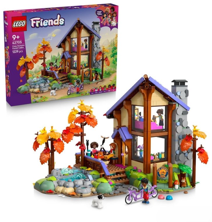 42705 Lego Friends - Útulná chata v podzimním lese