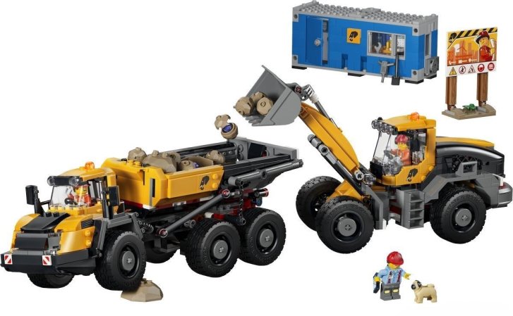 60494 Lego City - Sklápěč a čelní nakladač