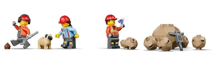 60494 Lego City - Sklápěč a čelní nakladač