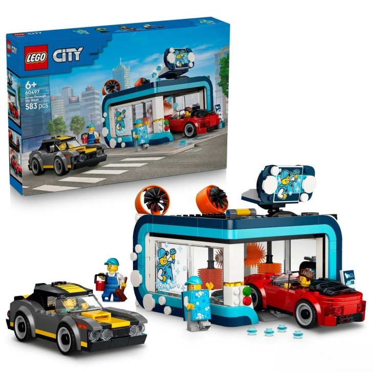 60497 Lego City - Automatická myčka aut