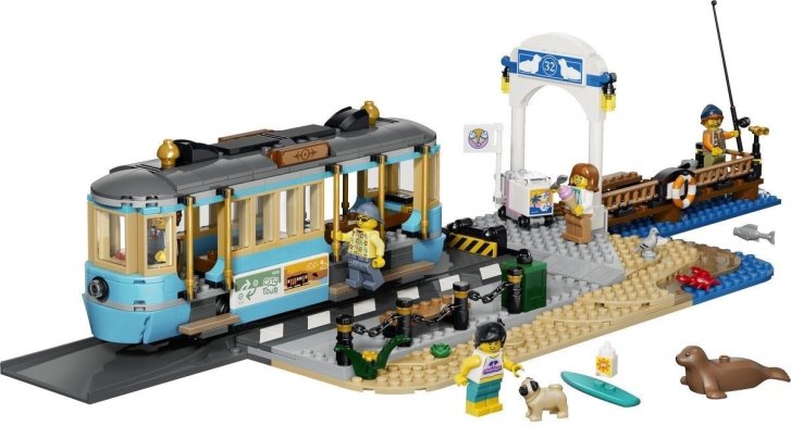 60506 Lego City - Historická plážová tramvaj