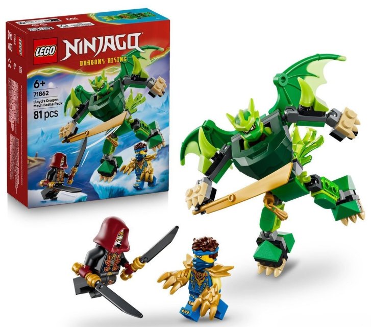 71862 Lego Ninjago – Bojový balíček: Lloydův dračí oblek