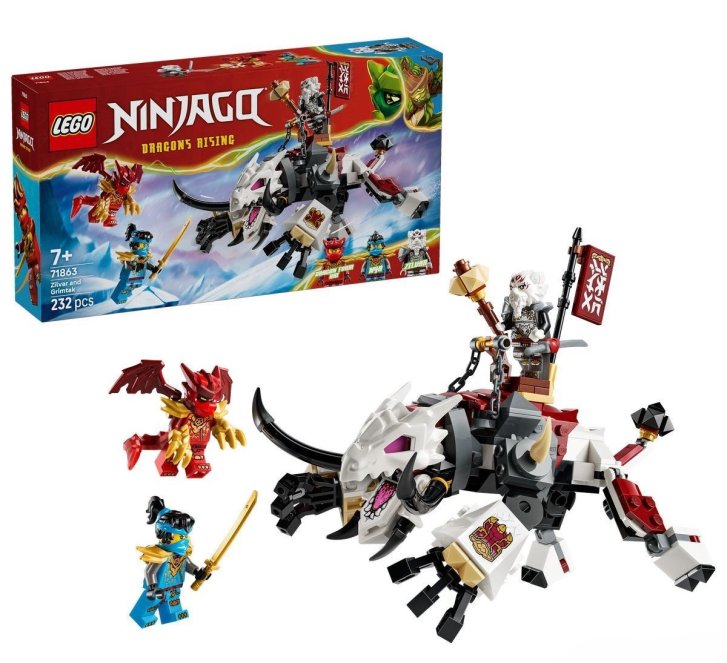 71863 Lego Ninjago - Zilvar a dračí bestie Grimtak