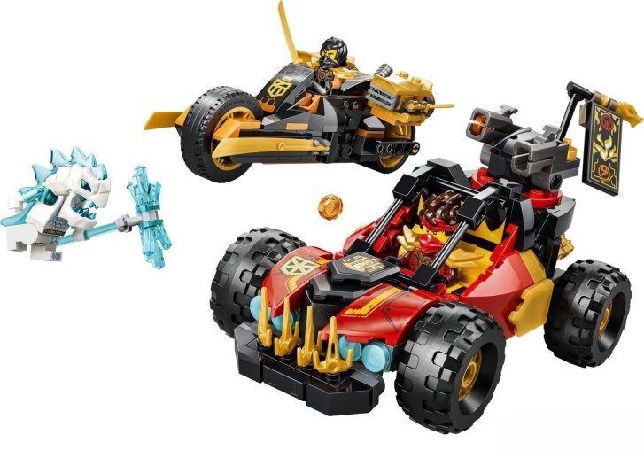 71864 Lego Ninjago - Kombinovatelná vozidla Kaie a Colea