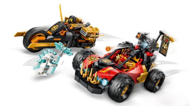 71864 Lego Ninjago - Kombinovatelná vozidla Kaie a Colea